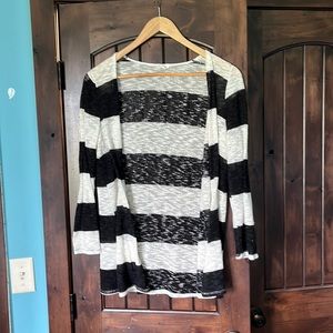 Black and White Cardigan